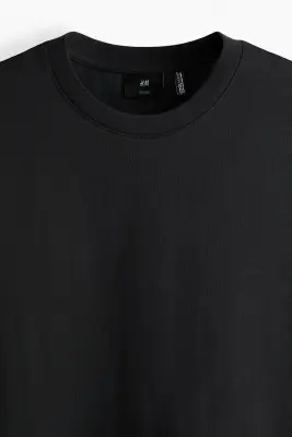 T-shirt COOLMAX® Relaxed Fit - Noir — photo 4