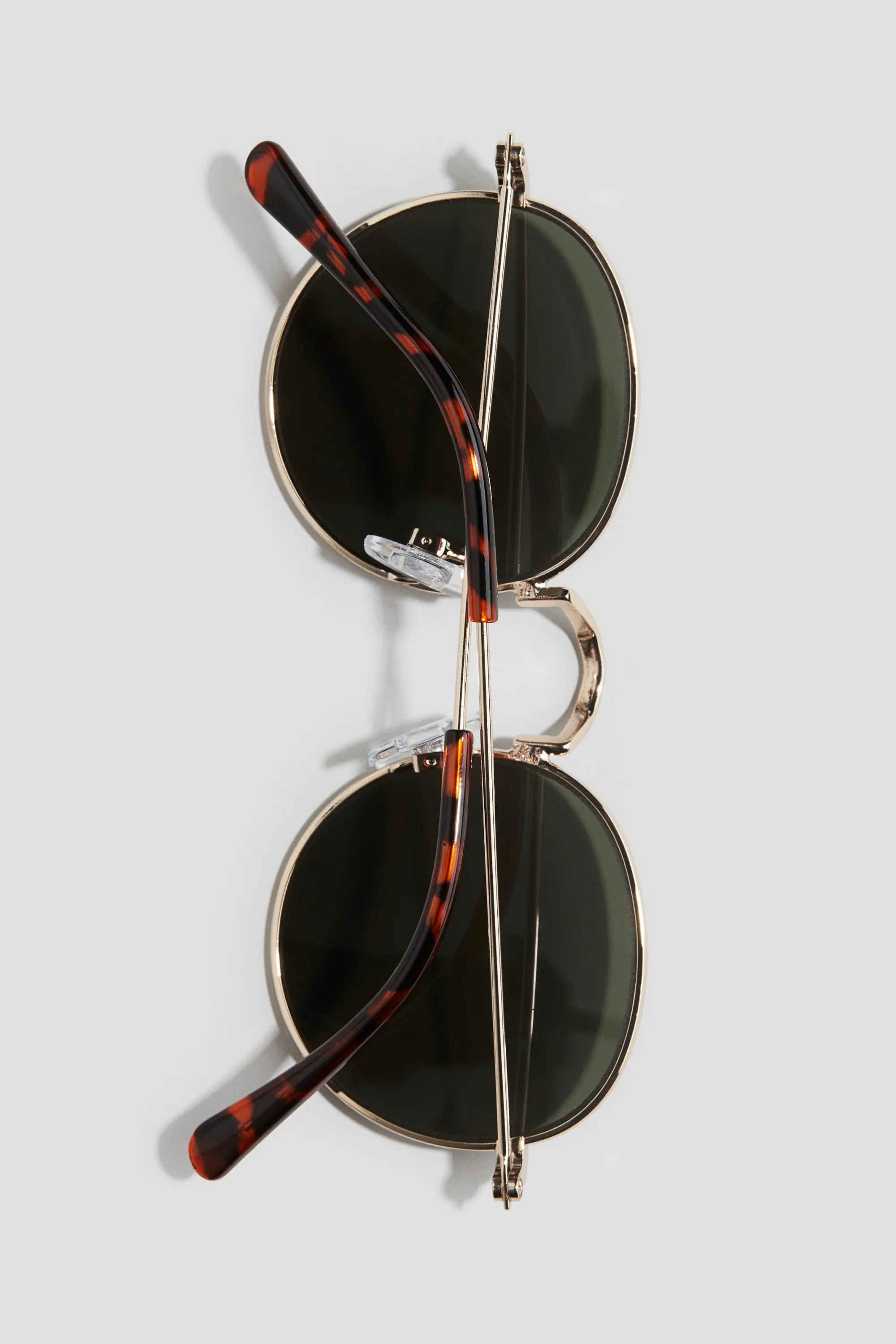 Lunettes de soleil rondes - Vert foncé