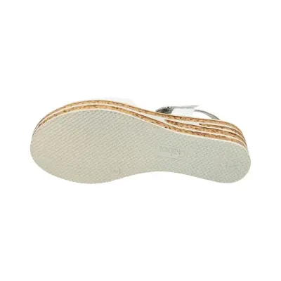 Sandales Gabor 64.651.21 Blanches - Lacets Grande Pointure Femme — photo 4