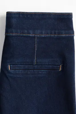 Skinny High Capri Jeans - Bleu denim foncé — photo 2