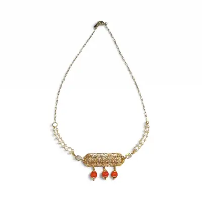 Collier Totem Orange