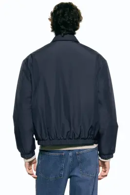 Veste légèrement matelassée - Bleu foncé — photo 3