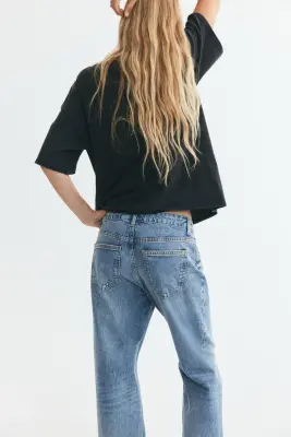 T-shirt oversize imprimé - Noir/Nirvana — photo 2