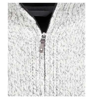 RAGMAN VESTE GRANDE LONGUEUR  FULL ZIP LAINE doublée POLAIRE Gris — photo 2