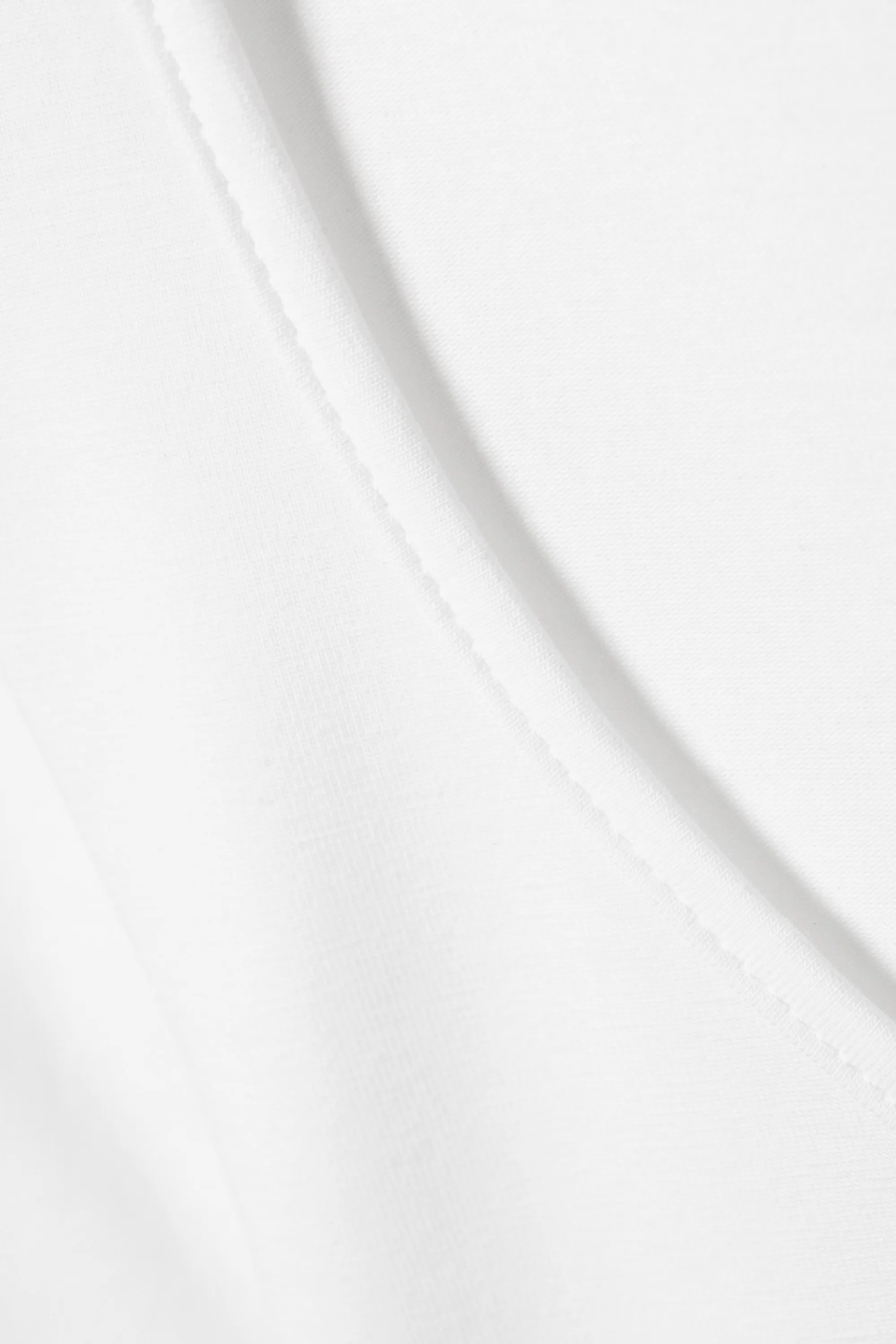 Top Slim Fit à manches longues - Blanc