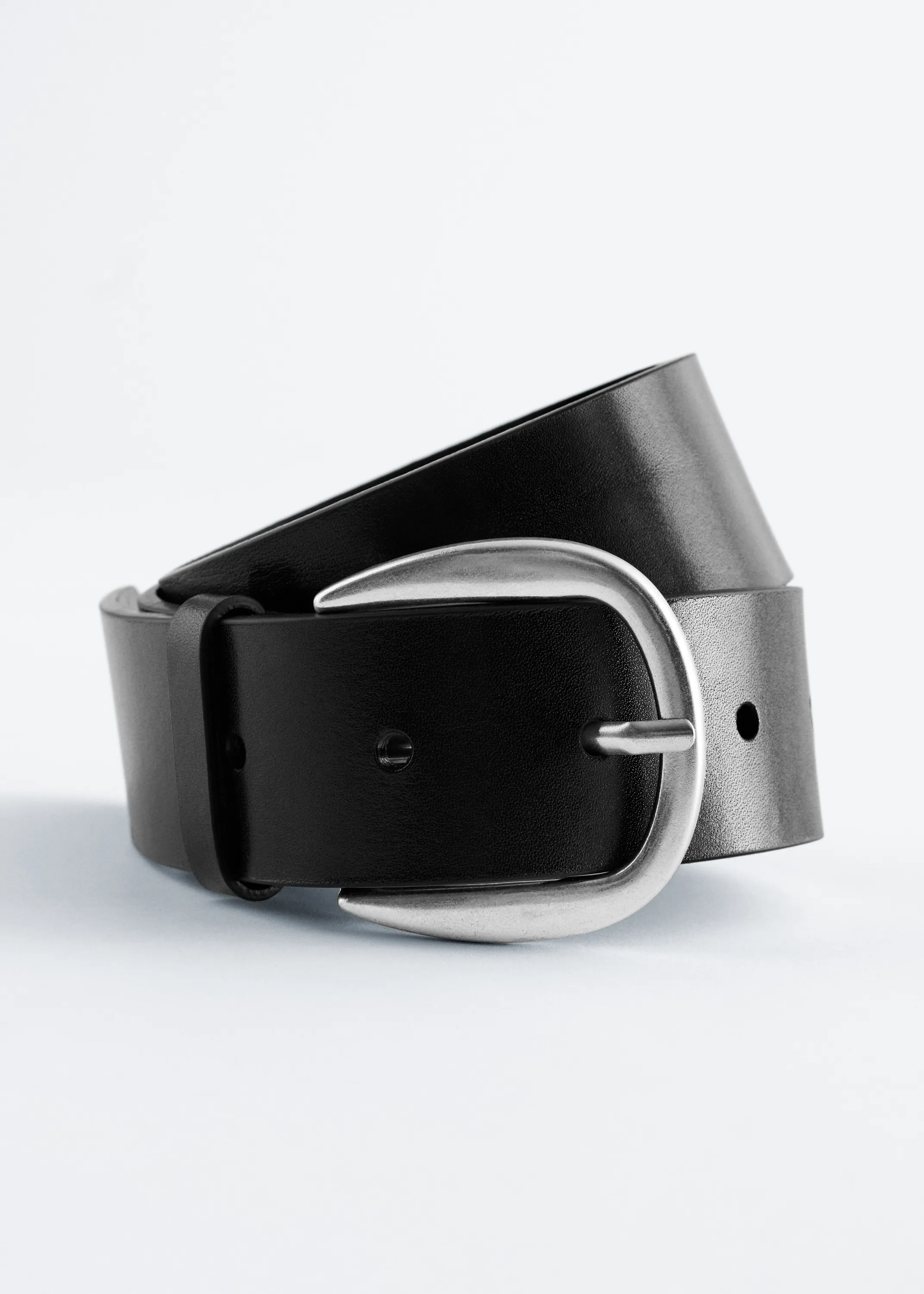 Ceinture en cuir - Noir