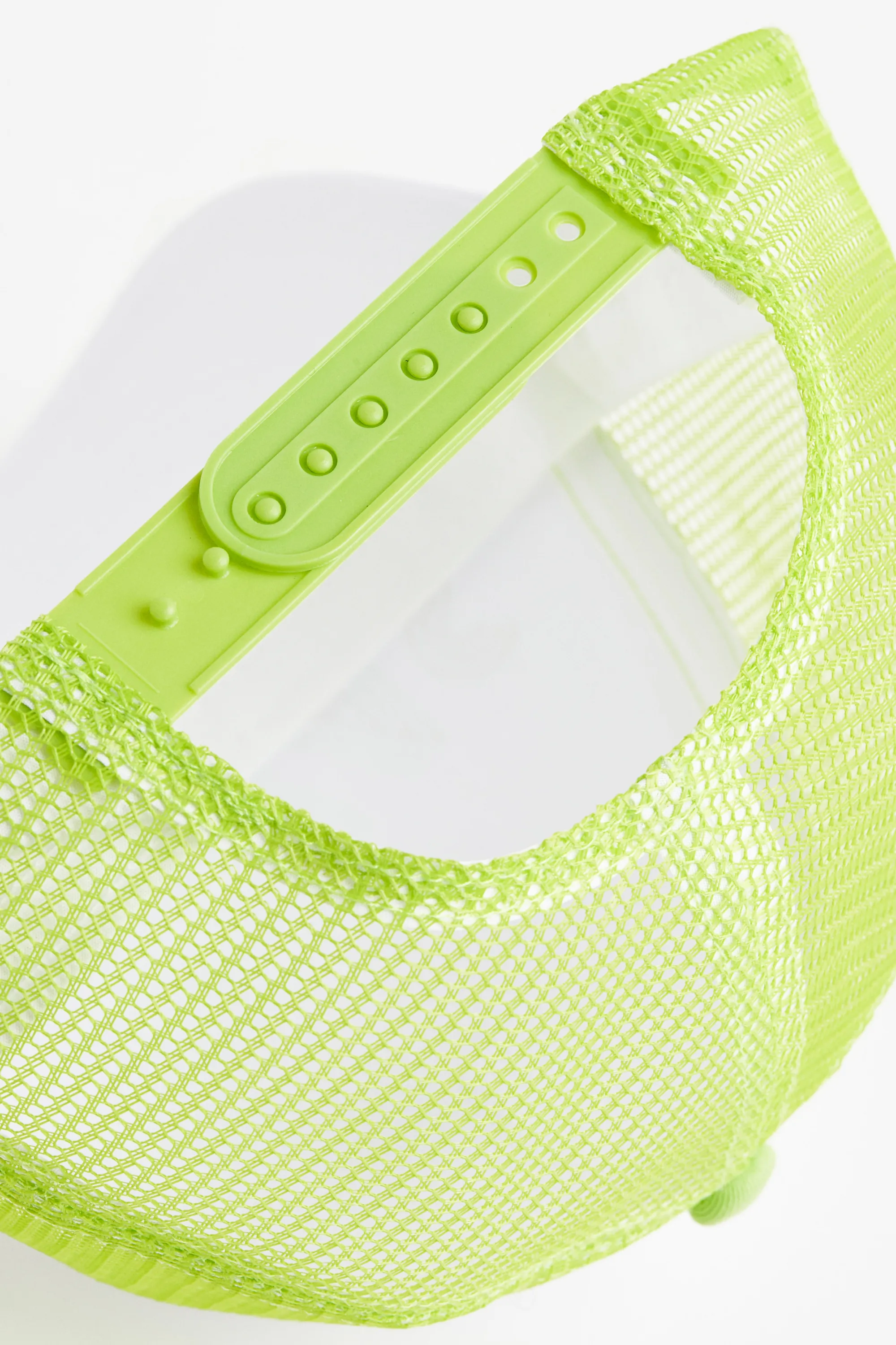 Casquette trucker imprimée - Vert vif/blanc
