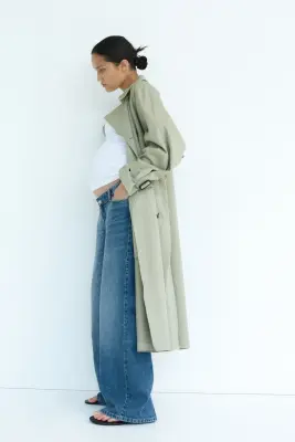 MAMA Wide Low Jeans - Bleu denim — photo 2