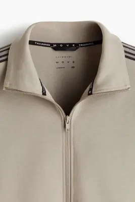 Veste de survêtement Regular Fit DryMove™ - Beige — photo 5