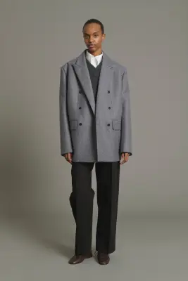 VESTE HELGA GRIS CHINÉ — photo 4