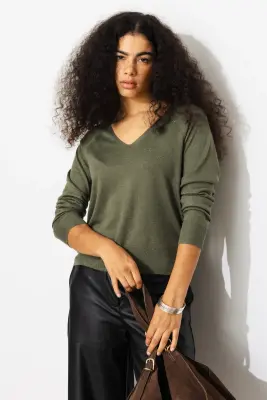 Pull fin et pailleté Femme — photo 2