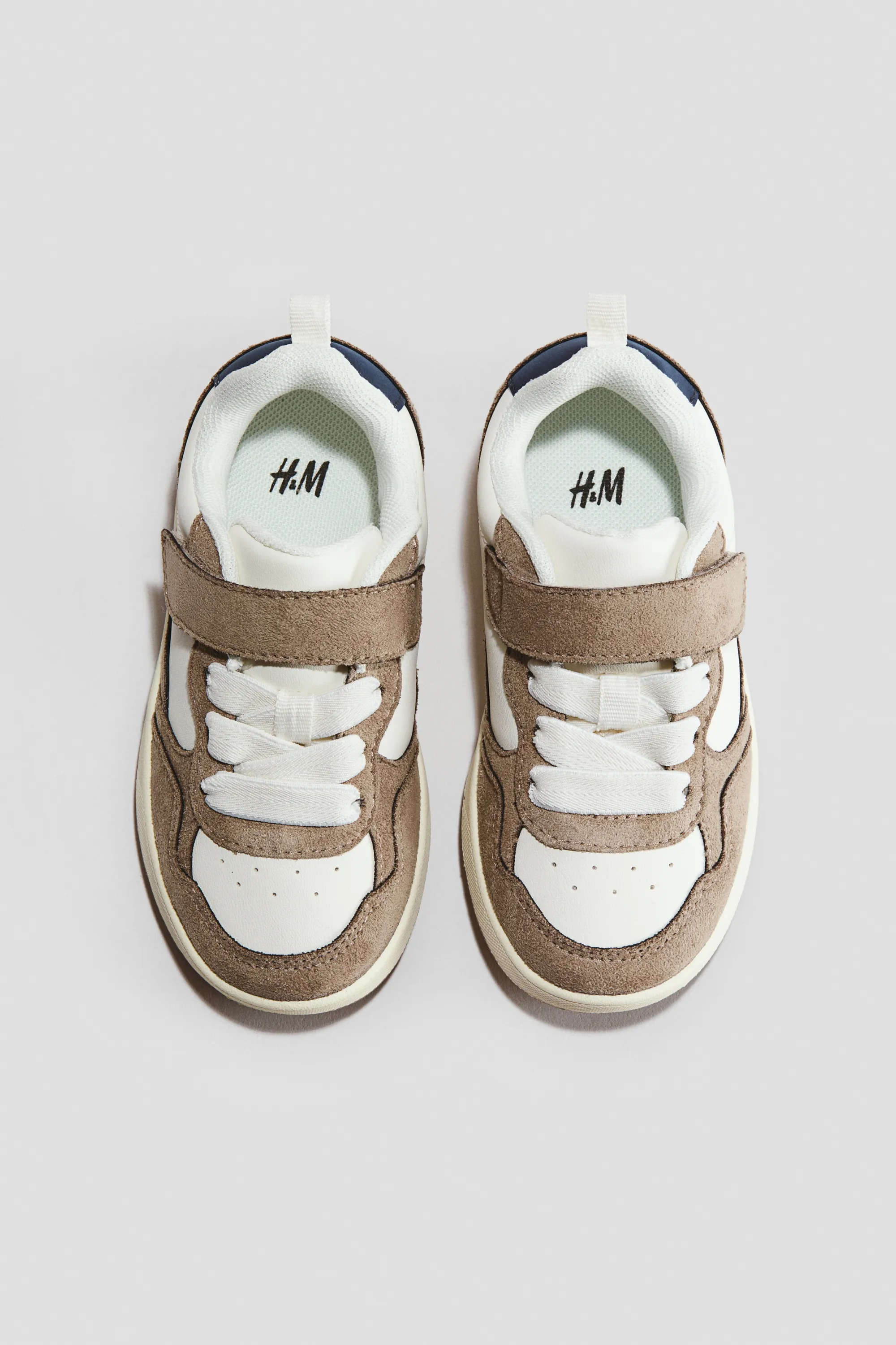 Sneakers - Marron clair/blanc
