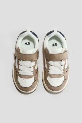 Sneakers - Marron clair/blanc — photo 1