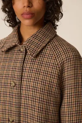 Manteau Yonique Carreau Grand Pa — photo 2