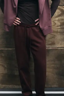 Pantalon jogger de sport Regular Fit - Bordeaux — photo 2