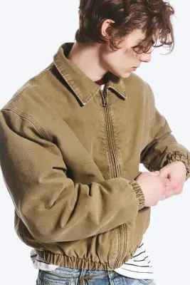 Veste mi-saison - Taupe cendré — photo 3
