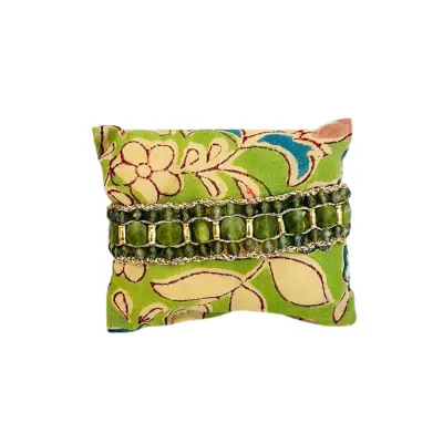 Bracelet Tara apatite verte/ grenat verte - DAG GIOIELLI — photo 2