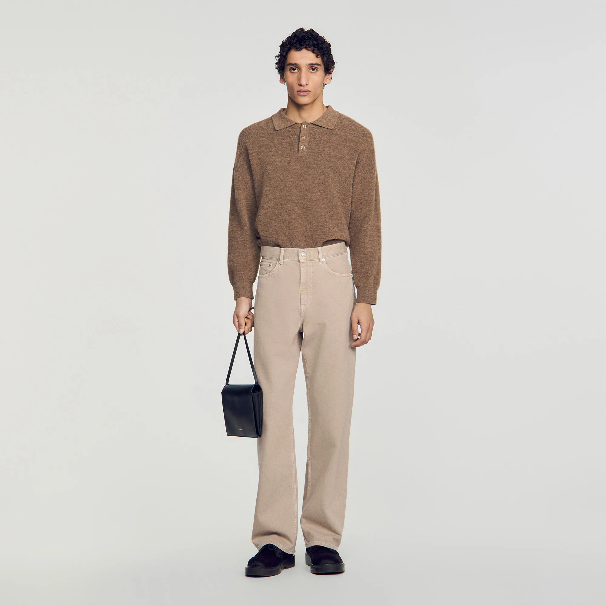 Jean baggy effet délavé