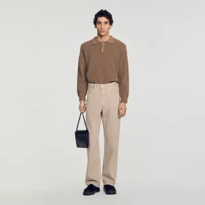 Jean baggy effet délavé