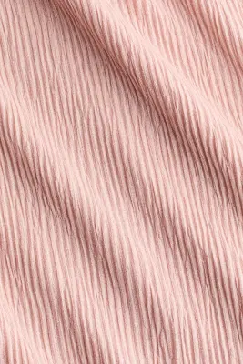 Pantalon froissé avec cordons de serrage - Rose ancien — photo 3