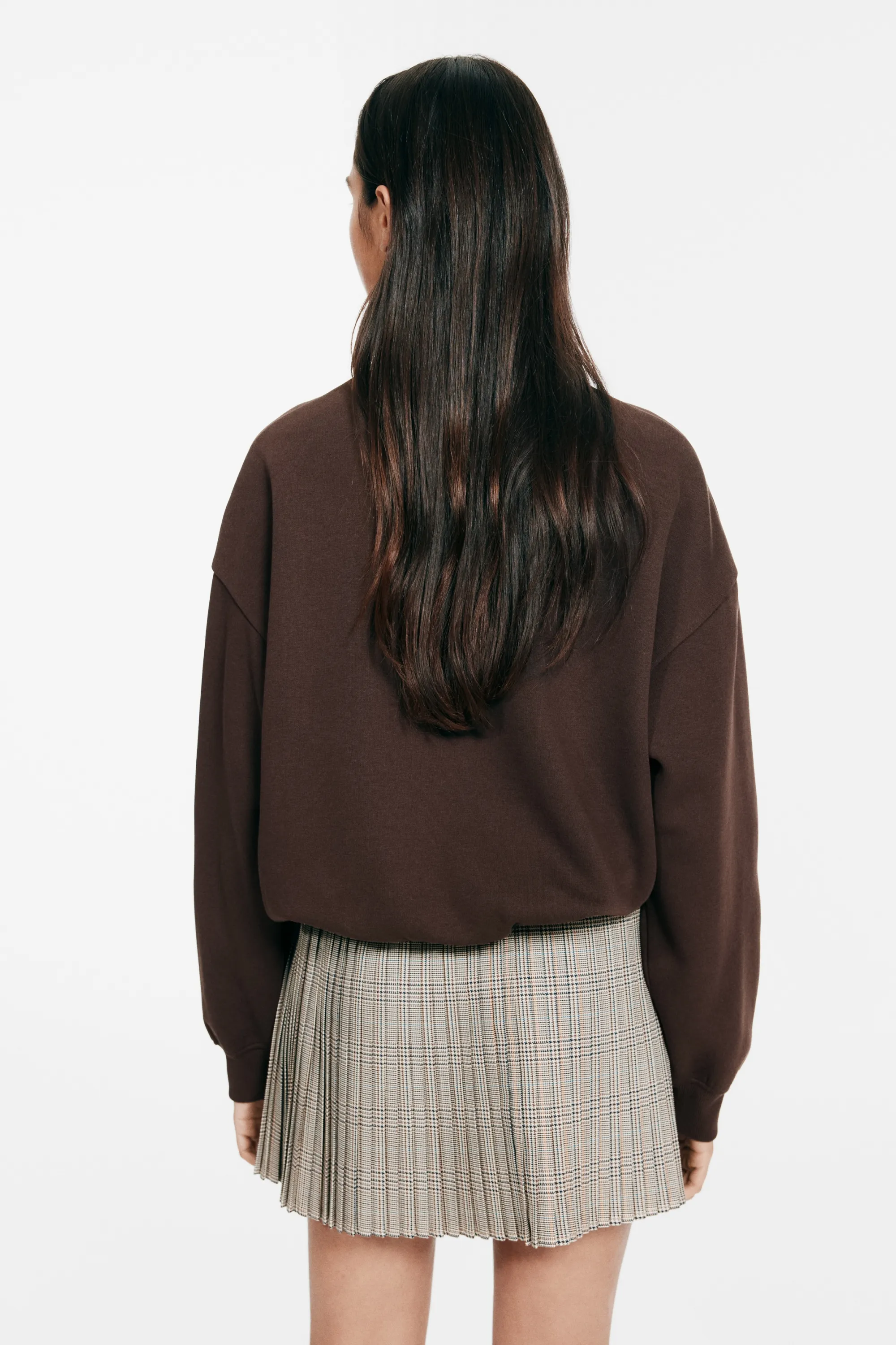 Sweat oversize - Marron foncé