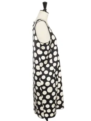 Robe iconique par Phoebe Philo noir à pois blanc sans manche Prix boutique 1800€ Taille 42 — photo 4