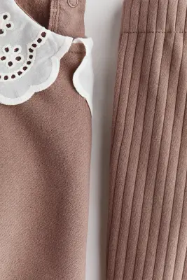 Ensemble 2 pièces sweat et legging - Marron clair — photo 3