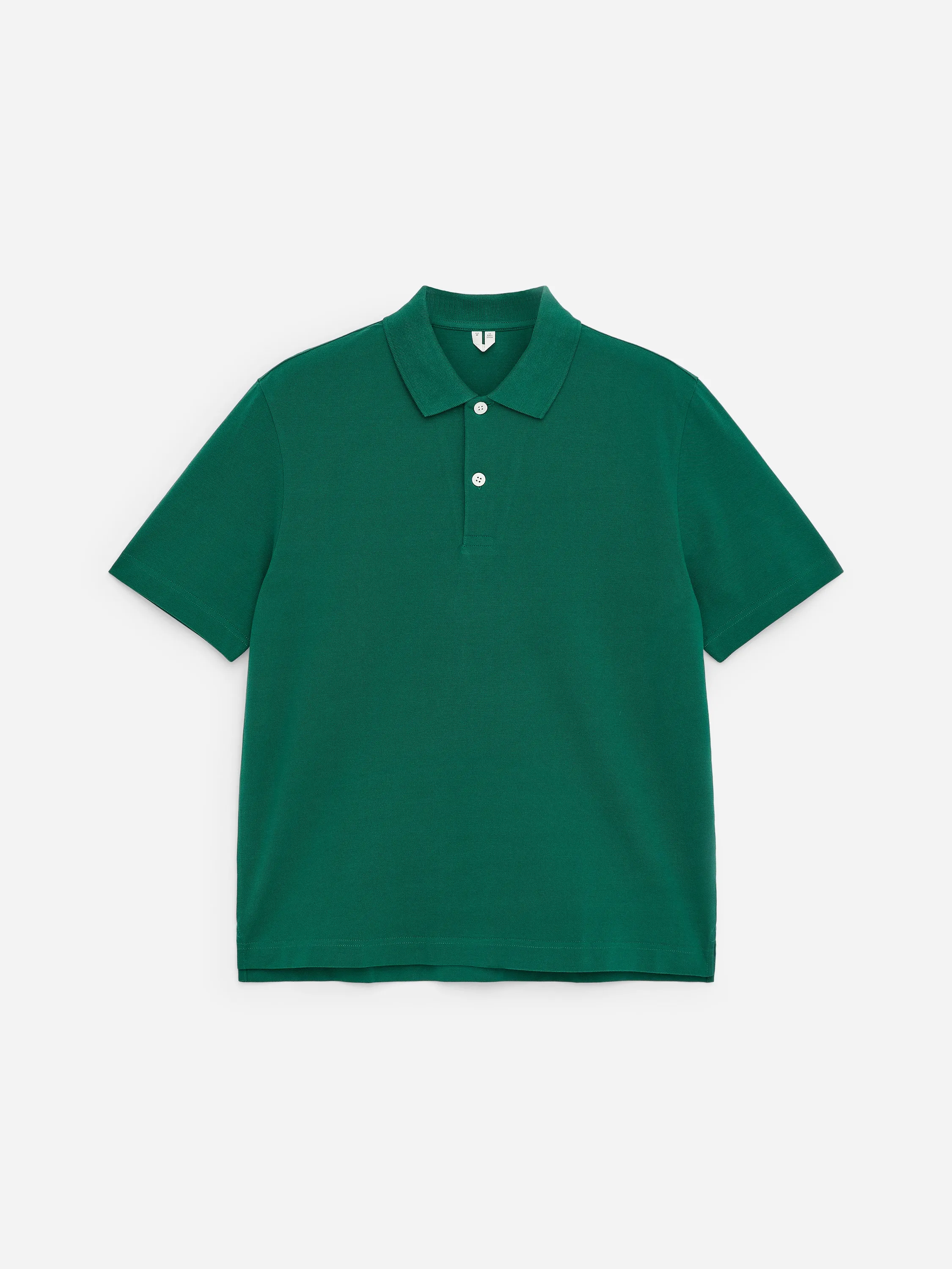 Polo en jersey piqué - Vert