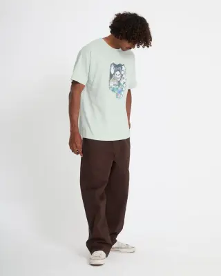 T-shirt volcom Issam Auptel T-Shirt – Pale Aqua — photo 5