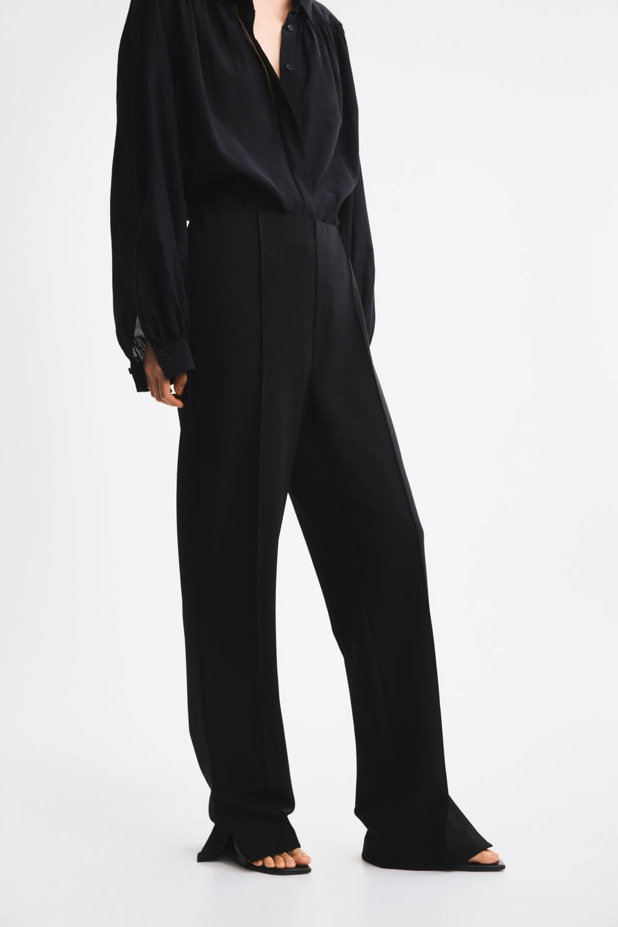 Pantalon cigarette - Noir