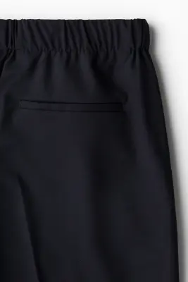 Pantalon effilé Relaxed Fit - Bleu marine — photo 1