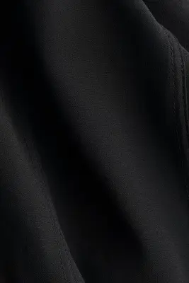 Robe ajustée en mousseline - Noir — photo 3