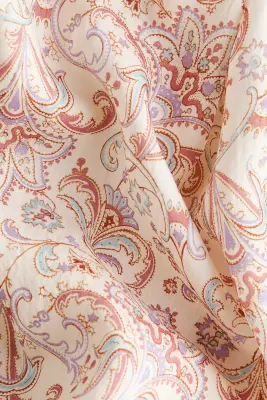Robe bandeau smockée - Crème/fleuri — photo 4