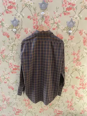 Nouveau ! LAURENCE BRAS Chemise Babille Brown Checks — photo 2