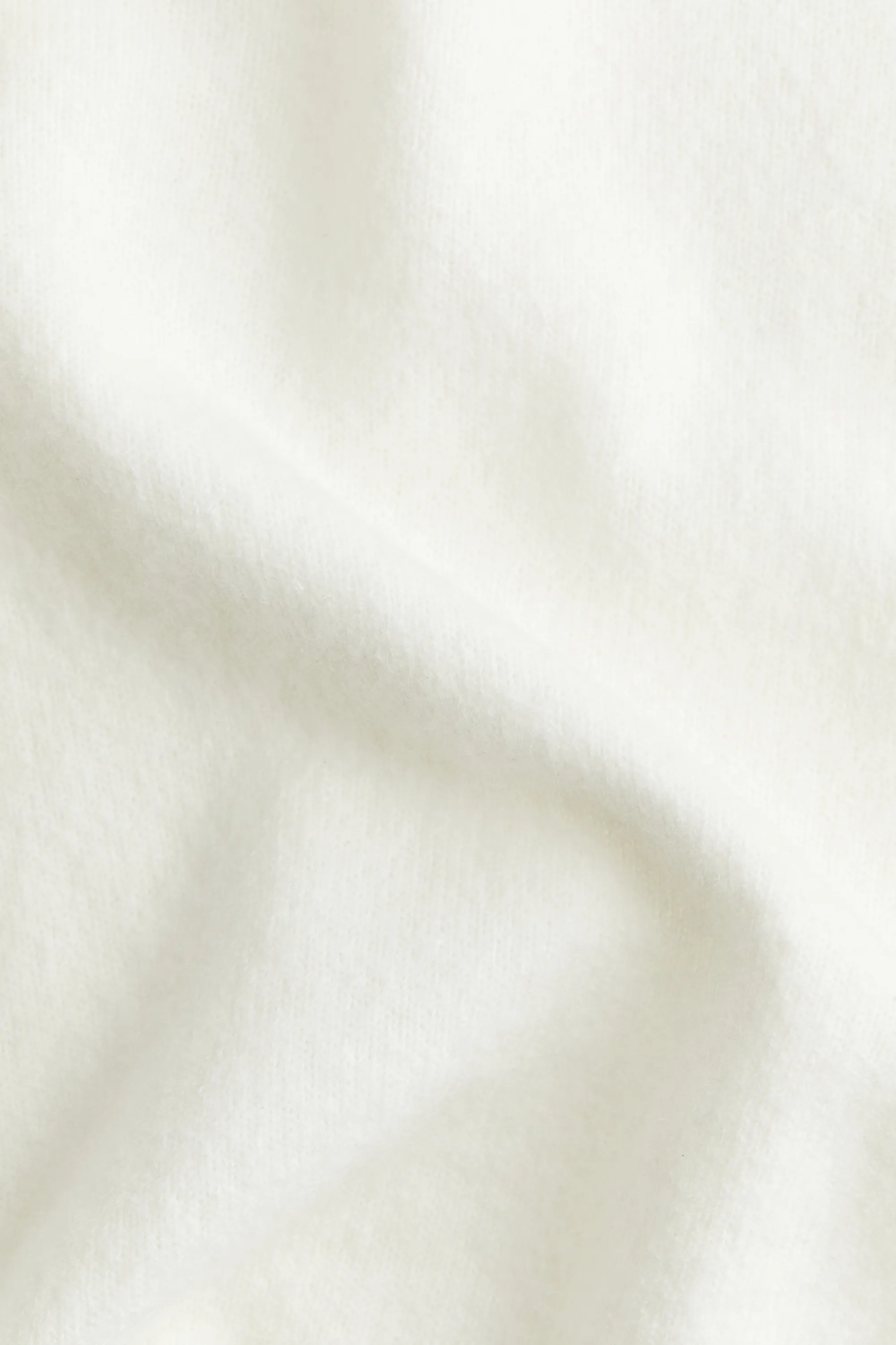 T-shirt en maille fine - Crème