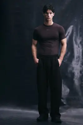Pantalon jogger de sport Loose Fit - Noir — photo 1