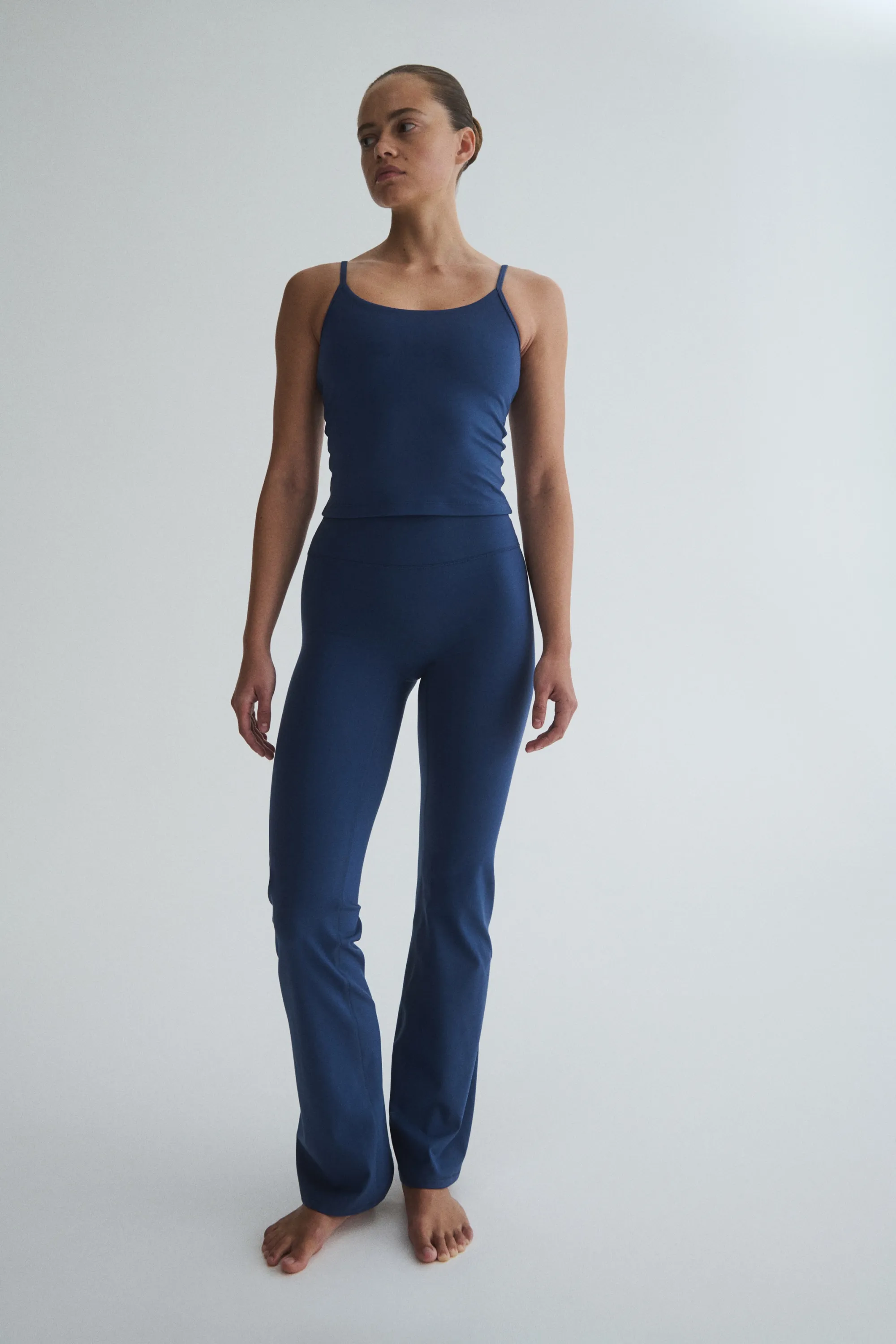 Top de sport avec soutien-gorge intégré SoftMove™ - Bleu acier