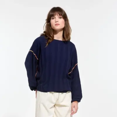 Pull Sao Elba marine - Ma Poésie — photo 2