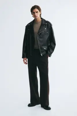 Veste de style motard - Noir — photo 1