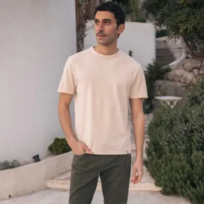 T-shirt Prestige beige — photo 1