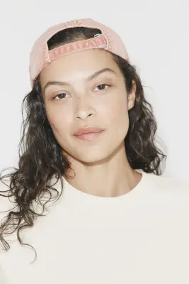T-shirt oversize en coton - Beige clair — photo 1