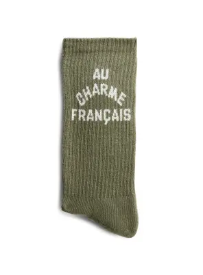 Chaussettes Berny Khaki — photo 2