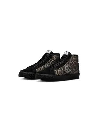 SB Zoom Blazer Mid Prm White Black — photo 2