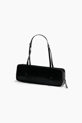 Sac porté épaule rectangulaire - Noir — photo 2