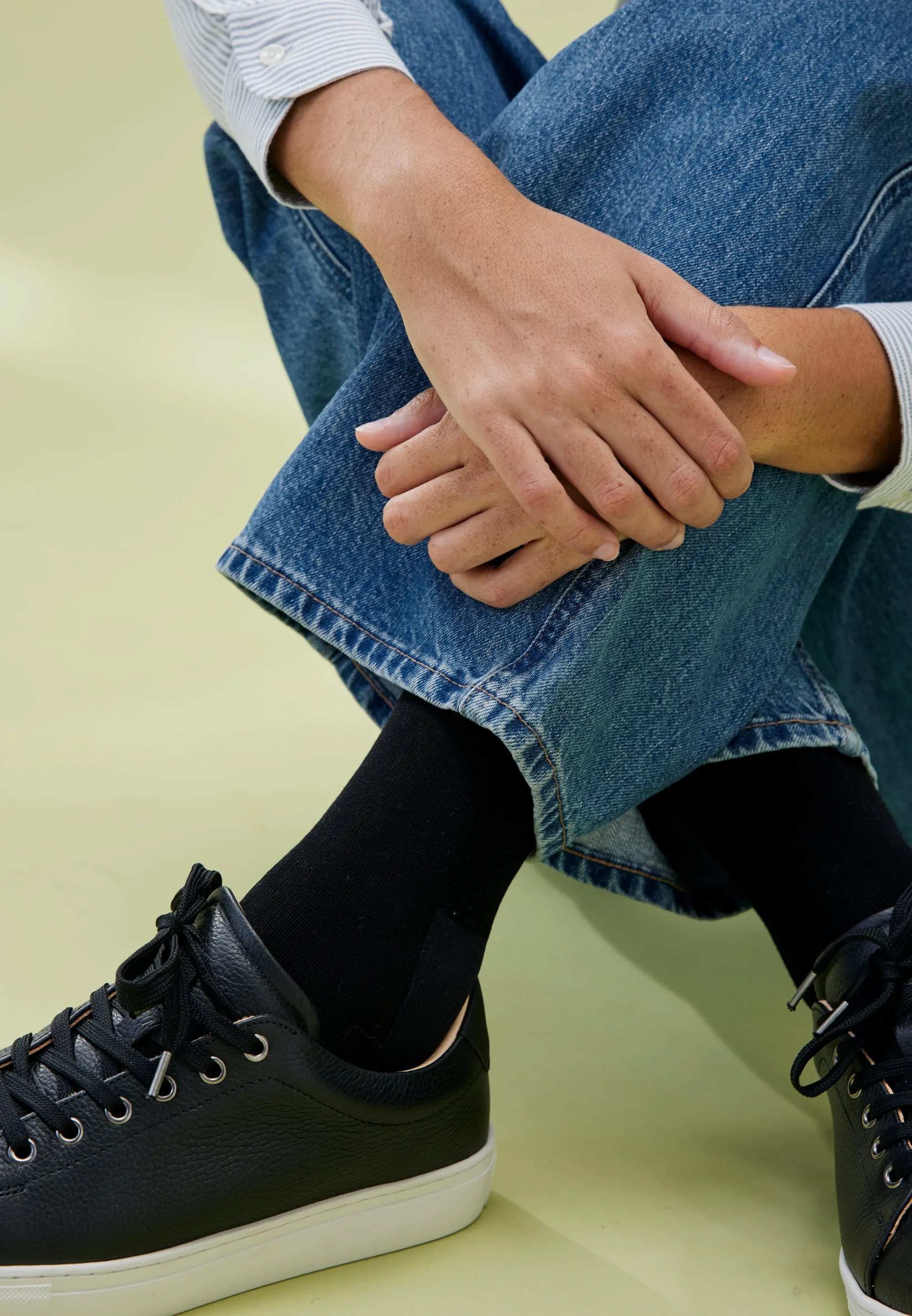 Les chaussettes en coton - Noir