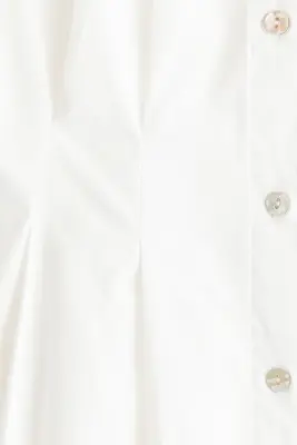 Robe chemise cintrée - Blanc — photo 3