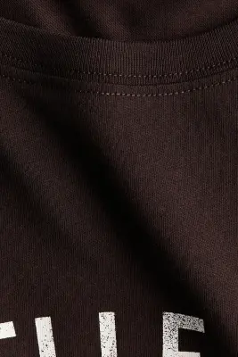 T-shirt imprimé - Marron foncé/Italia — photo 3