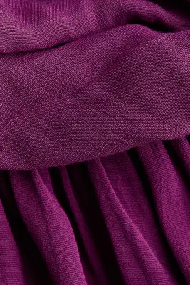 Robe asymétrique avec dos nu - Violet foncé — photo 4