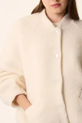 Veste maille Hildou Creme — photo 2