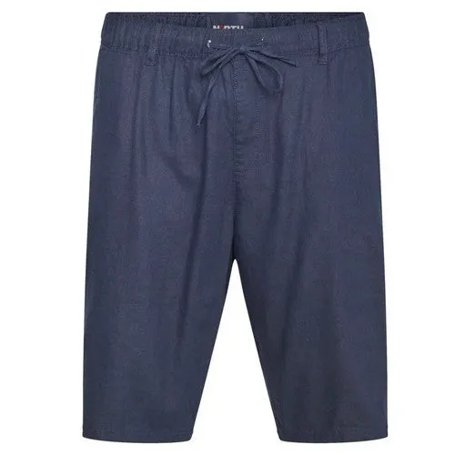 NORTH BERMUDA LIN TAILLE ELASTIQUE Marine